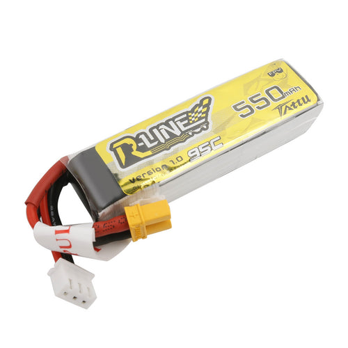 Battery Tattu R-Line LiPo 2S 7.4V 550mAh 95C XT30