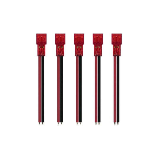 Connector NewBeeDrone Nectar PH2.0 Gold Plated Solid Pin Battery Lead x5