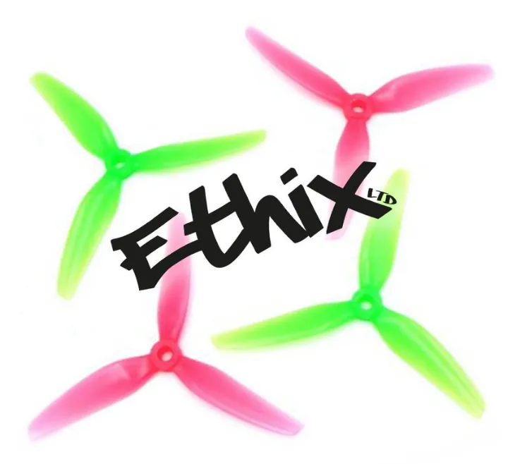Propellers HQProp Ethix S3 3-Blade 5" Watermelon (2CW+2CCW)