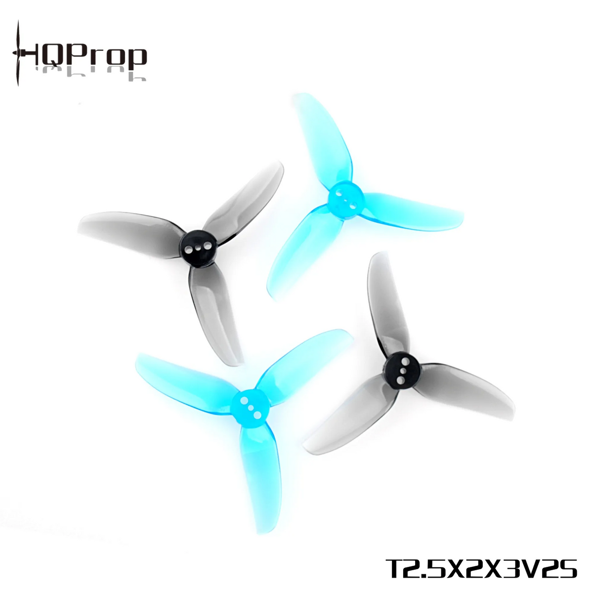 Propellers HQProp 3-Blade 2.5" Bue (2CCW+2CW)