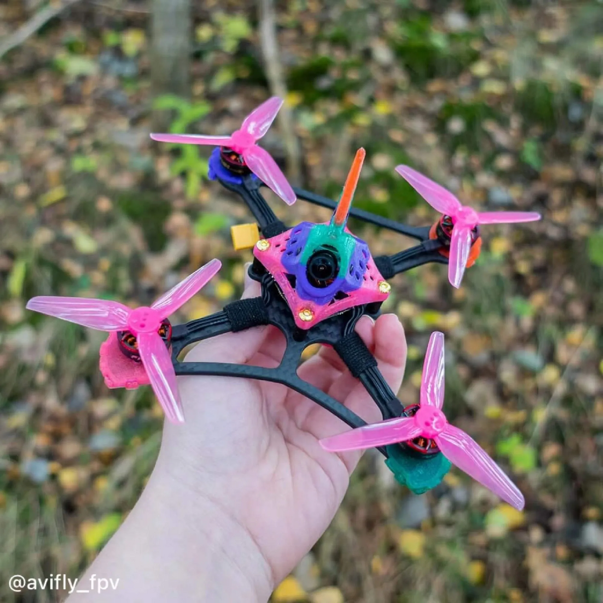 Propellers HQProp 3-blade 3" Pink (2CCW+2CW)