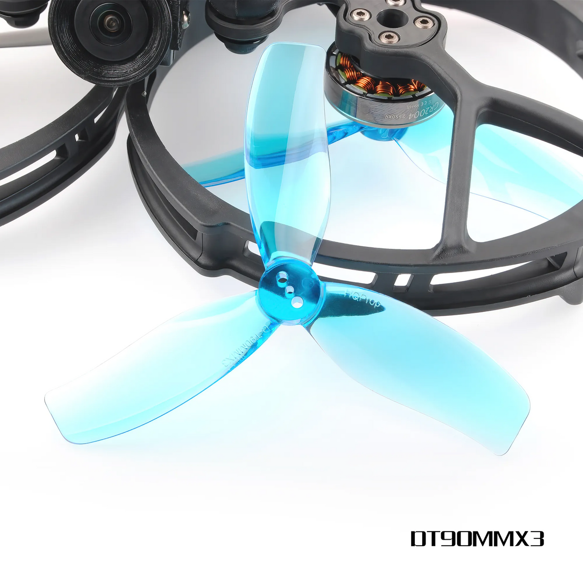 Propellers HQProp Cinewhoop 3-blade 3.5" Teal (2CCW+2CW)