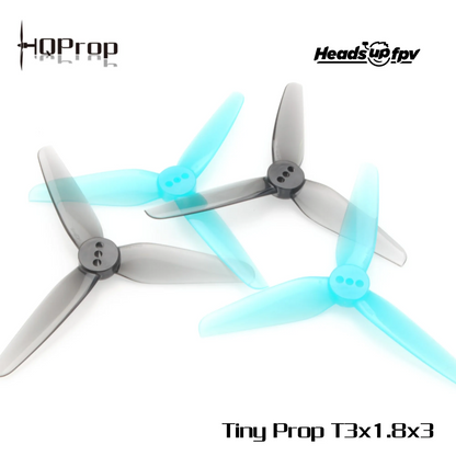 Propellers HQProp HeadsUpTiny 3-blade 3" Grey (2CCW+2CW)