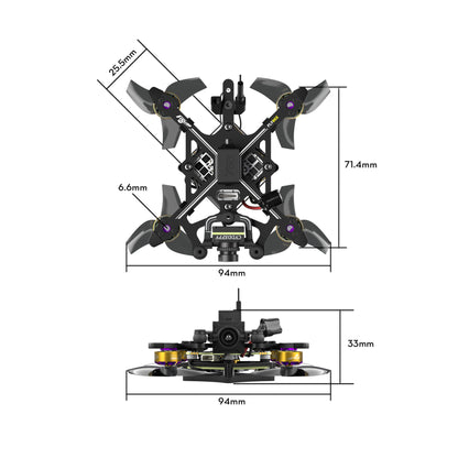 FPV Drone FLYWOO Flybee 16 HD Walksnail 2S ELRS 2.4G