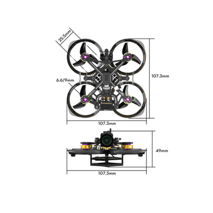 FPV Drone FLYWOO Flylens 75 HD O4 2S ELRS 2.4G V1.4