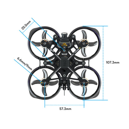 FPV Drone FLYWOO FlyLens 75 HDZero 2S ELRS 2.4G V1.4
