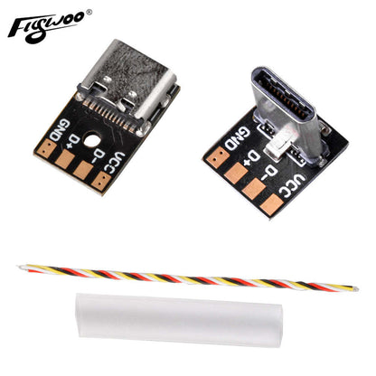 USB Type-C Adapter FLYWOO Male to Female