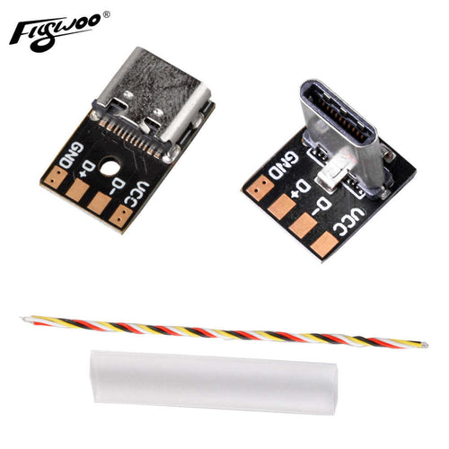USB Type-C Adapter FLYWOO Male to Female