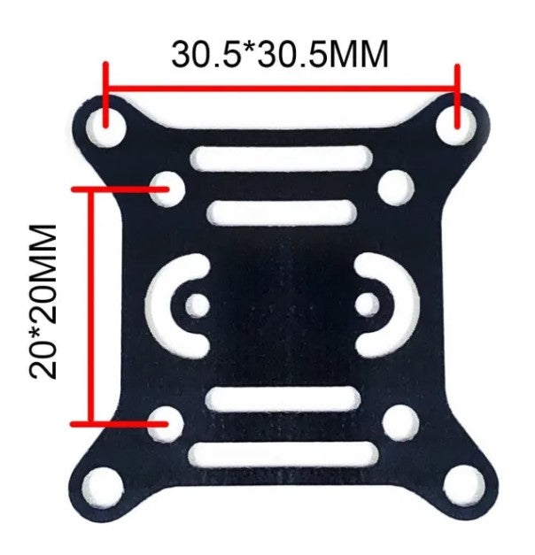 Insulation Plate FLYWOO for Flight Controller or ESC 30.5X30.5mm (10 pcs)