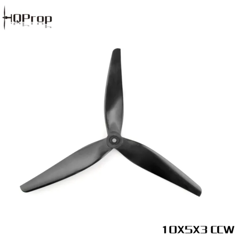 Propellers HQProp MacroQuad 10X5X3 3-blade 10" Black (1CW+1CCW)