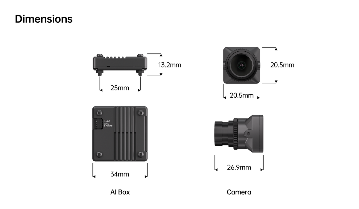 FPV Camera CaddxFPV Infra B/W 1500TVL 0 Lux V2