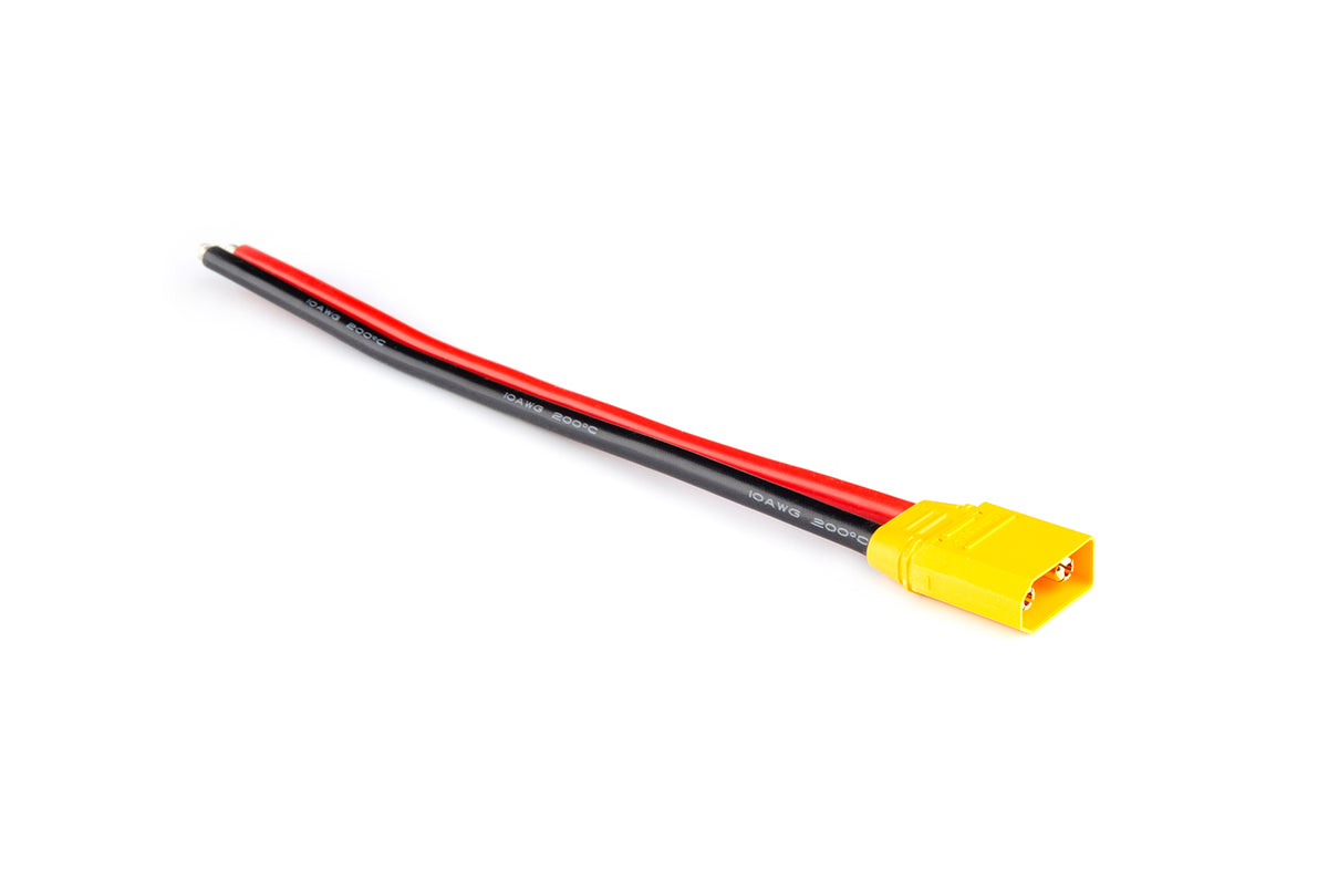 Connector Amass XT90 Male with silicon wire 10AWG 20cm