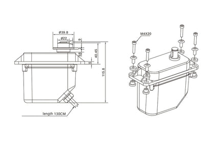 Servo Happymodel Super 200 Plus High Torque 200kg Metal Servo 12V-24V