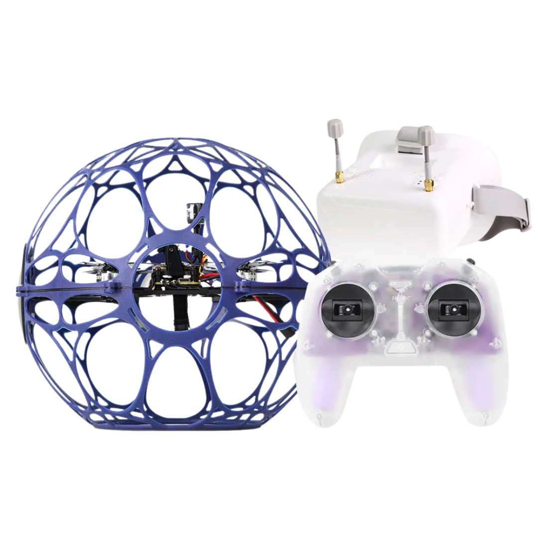 FPV Drone Soccer HGLRC Ares DS230 RTF Kit FPV Analog Blue