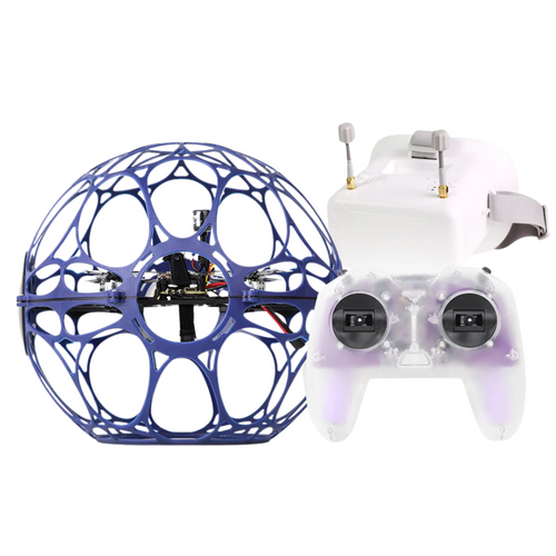 FPV Drone Soccer HGLRC Ares DS230 RTF Kit FPV Analog Blue