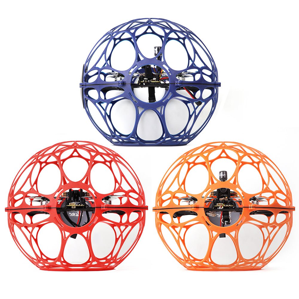 FPV Drone Soccer HGLRC Ares DS230 RTF Kit FPV Analog Orange