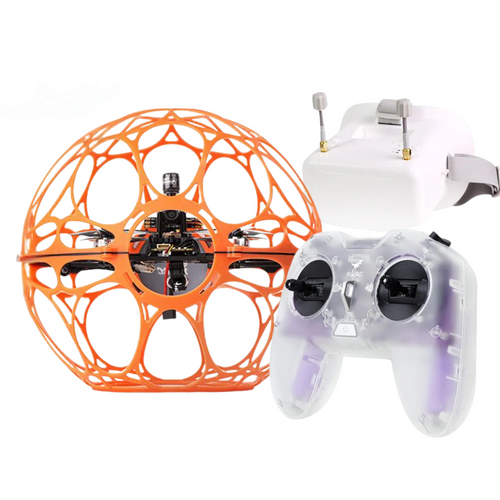 FPV Drone Soccer HGLRC Ares DS230 RTF Kit FPV Analog Orange