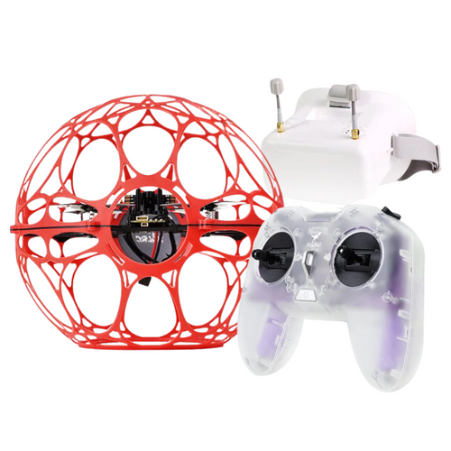 FPV Drone Soccer HGLRC Ares DS230 RTF Kit FPV Analog Red