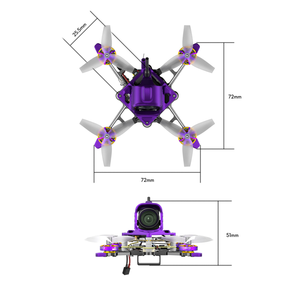 FPV Drone FLYWOO Firefly16 1S Nano Baby V3 O4 BNF DJI