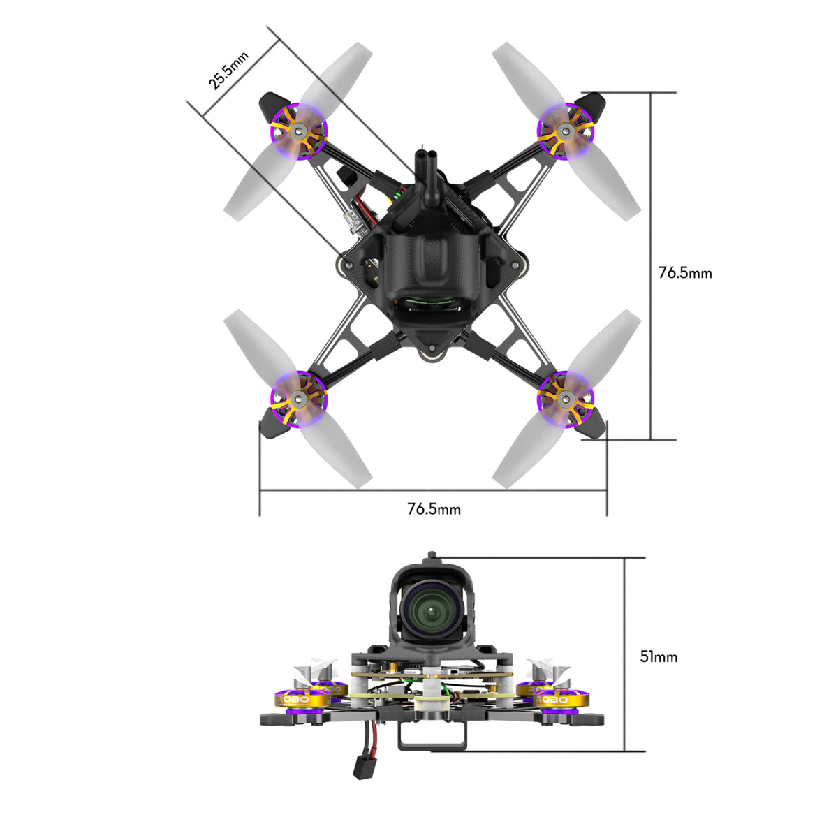 FPV Drone FLYWOO Firefly18 1S Nano Baby V3 O4 ELRS 2.4