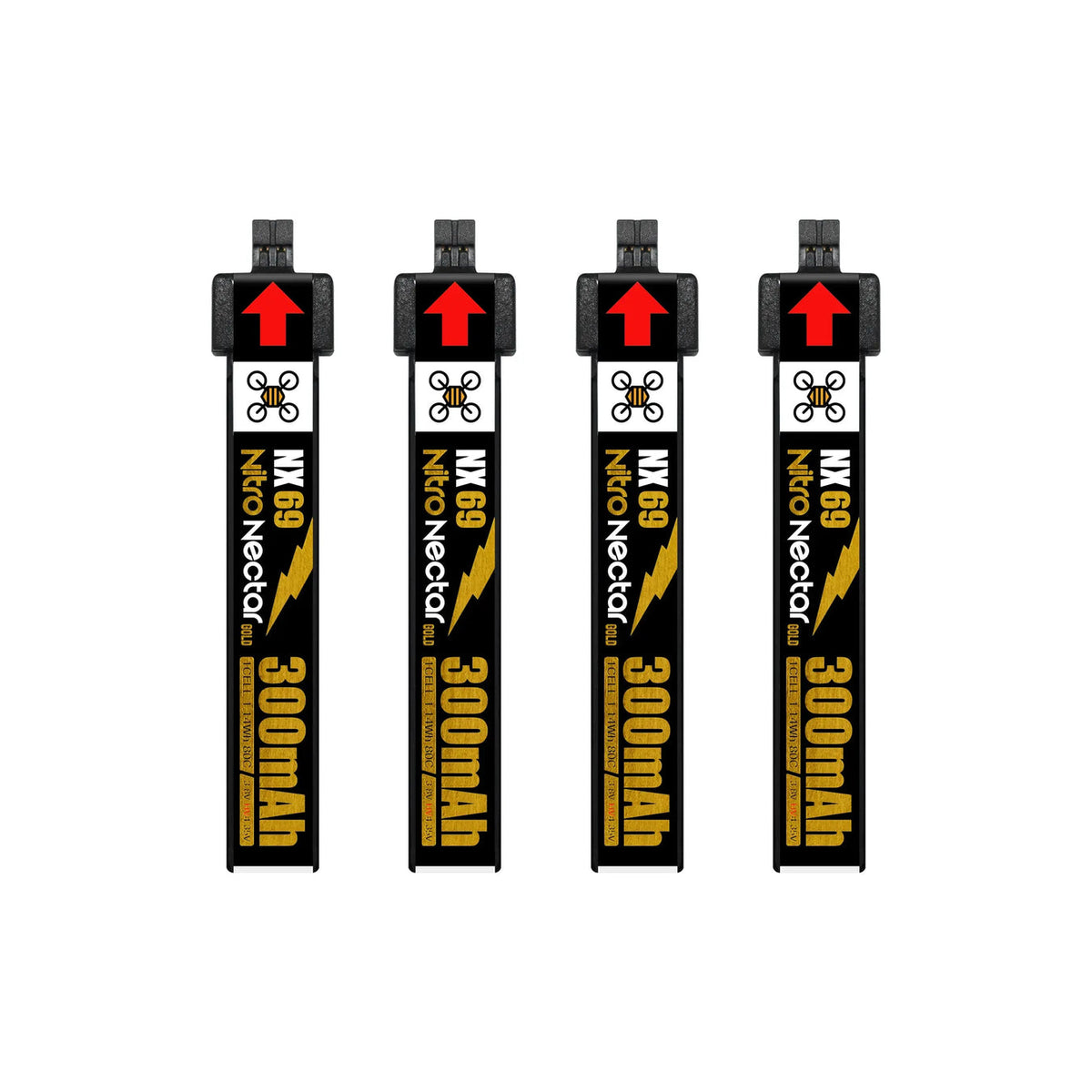 Battery NewBeeDrone Nitro Nectar NX69 300mAh 1S LiPo