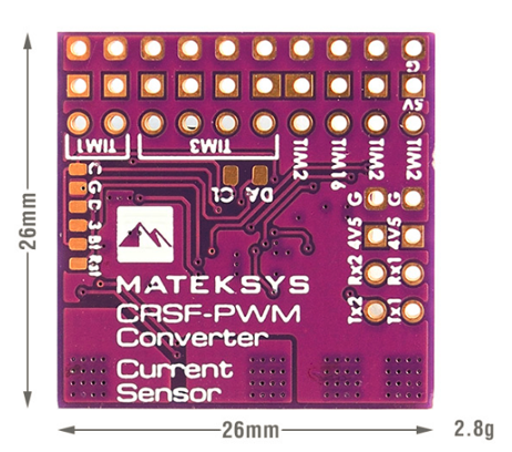 Signal Converter MATEKSYS CRSF-PWM-C
