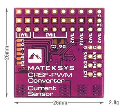 Signal Converter MATEKSYS CRSF-PWM-C