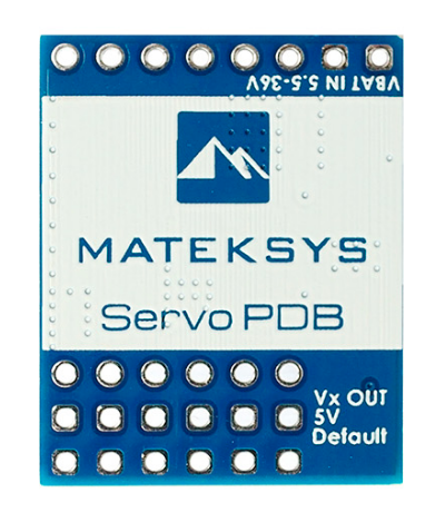 Servo MATEKSYS PDB with 4A Bec 5.5-36V to 5-8.2V