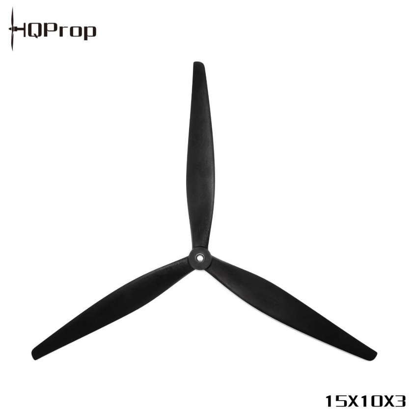 Propellers HQProp 15X10X3 3-blade 15" Black (1CW+1CCW)