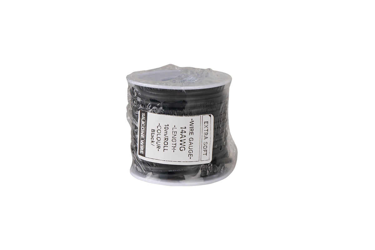 Cable HobbyDrone AWG14 10m/Roll Silicone Airplane Wires Leads Black
