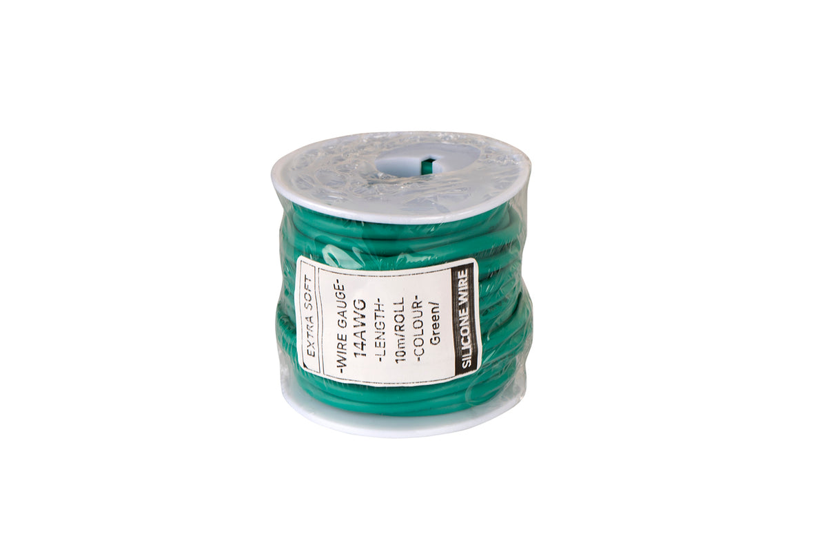 Cable HobbyDrone AWG14 10m/Roll Silicone Airplane Wires Leads Green