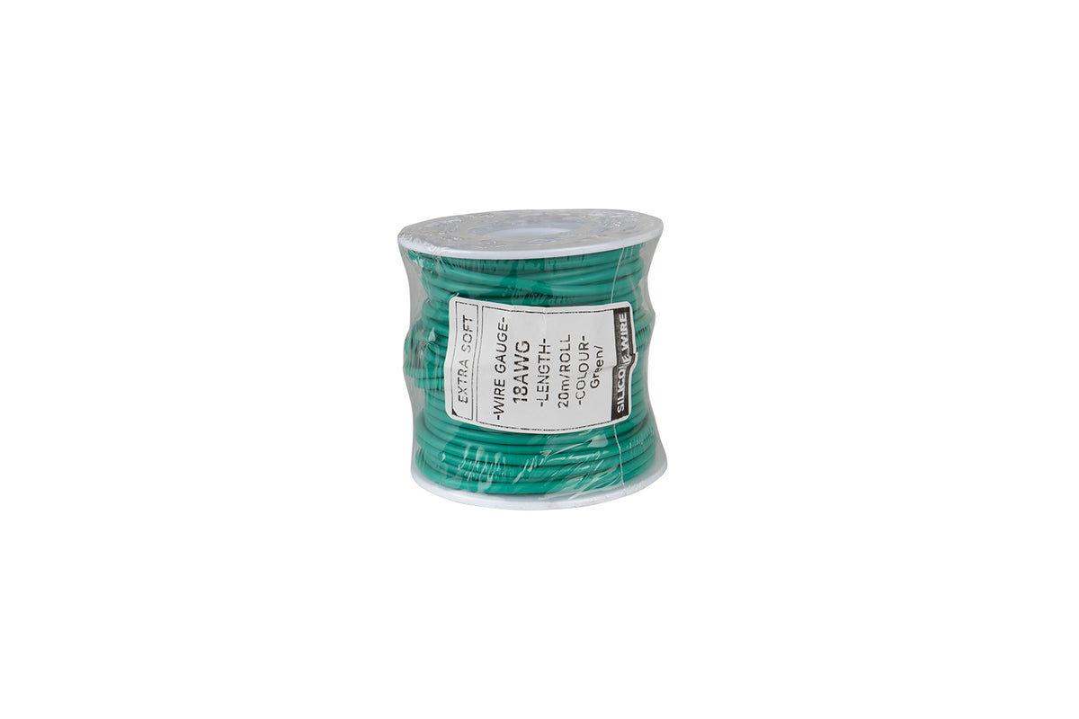 Cable HobbyDrone AWG18 20m/Roll Silicone Airplane Wires Leads Green