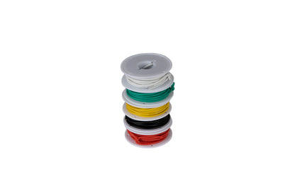 Cable Set HobbyDrone AWG18 5m/Roll Silicone Airplane Wires Leads Black/Green/Red/White/Yellow
