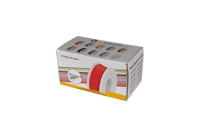 Cable Set HobbyDrone AWG26 10m/Roll Silicone Airplane Wires Leads Black/Green/Red/White/Yellow
