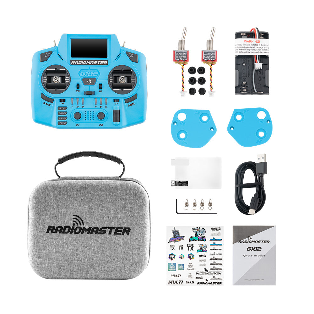 Controller RadioMaster GX12 Crush Blue (M2)