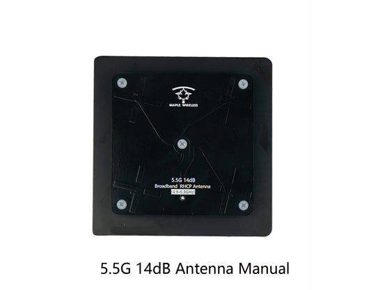 Antenna Maple Wireless 4.9-6G 14dB Broadband SMA-K (RHCP)