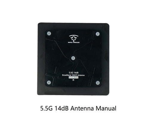 Antenna Maple Wireless 4.9-6G 14dB Broadband SMA-K (RHCP)