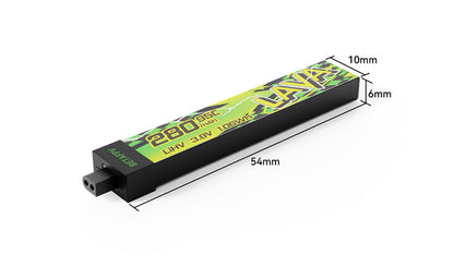 BETAFPV LAVA II LiHV 1S 280mAh 95C Battery (5-Pack)