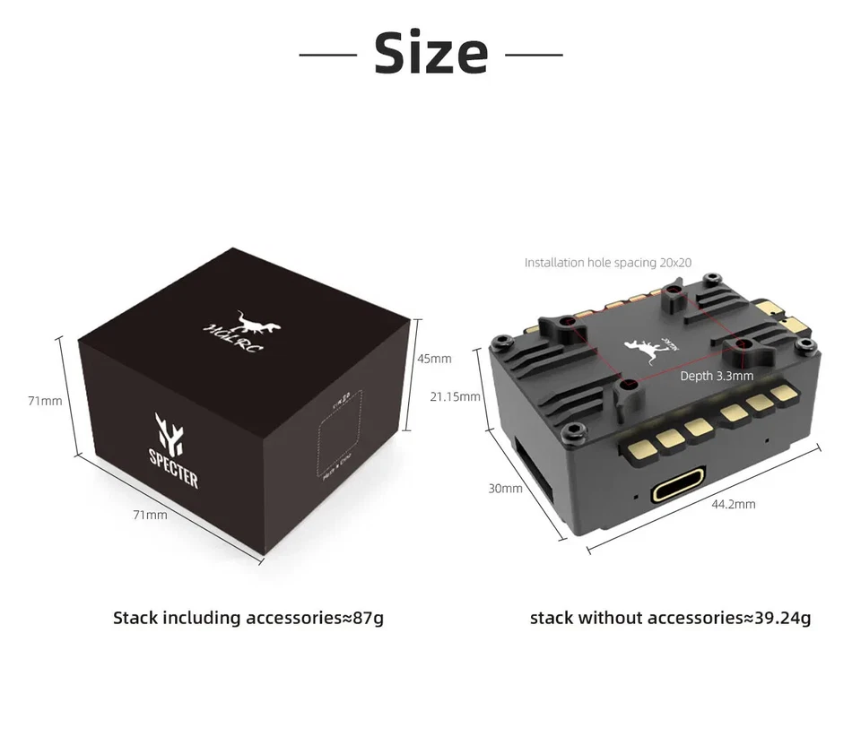 Stack HGLRC SPECTER F760 BOX integrated