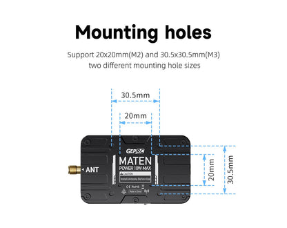 VTX GEPRC MATEN 5.8G 10W VTX PRO