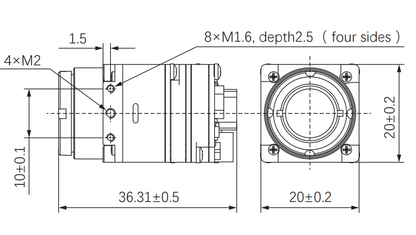 FPV Thermal Camera Partizan T384 (4mm) v1.1