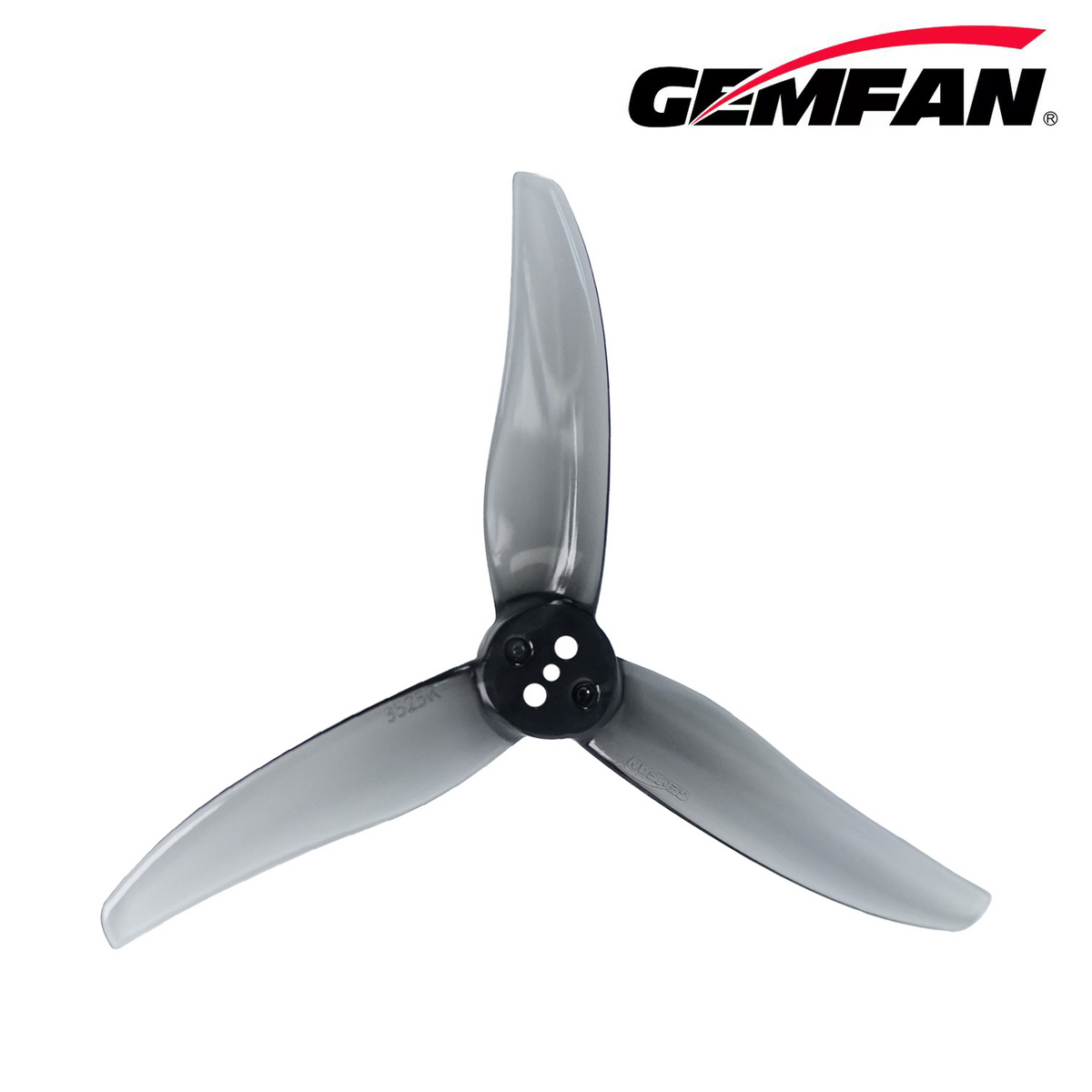 Propeller Gemfan Hurricane 3525-3 PC 3.5” Clear Gray (2CW+2CCW)