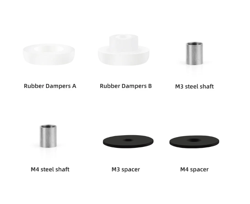 Gimbal silicone shock-absorbing ball HGLRC for FPV Drone Action Camera Mount