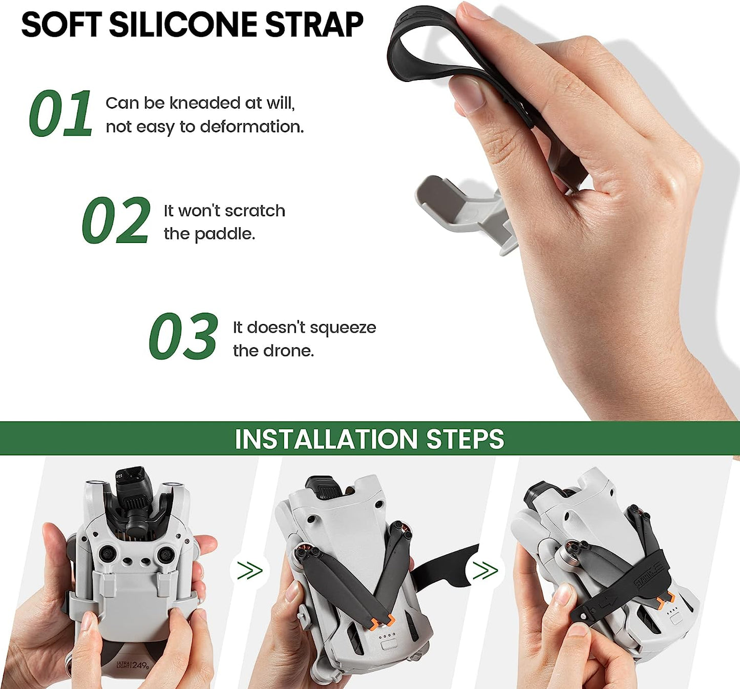 6369 2 propeller holder startrc for dji mini 3 pro