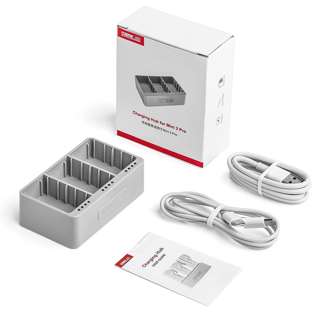 6384 8 charging hub startrc for dji mini 3 pro