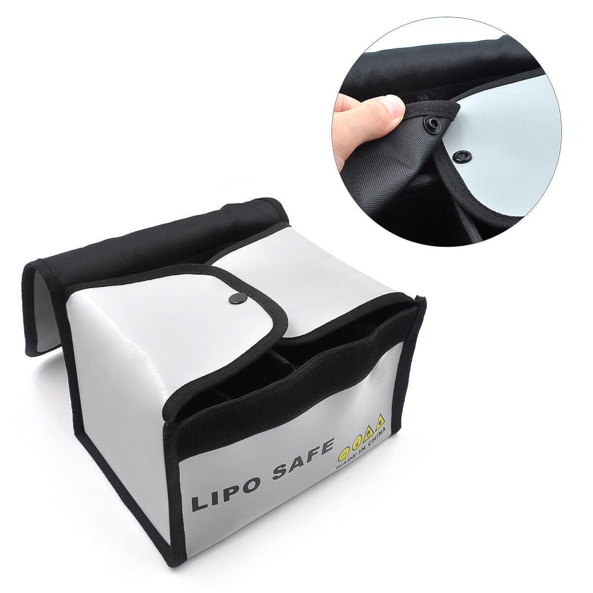 6420 2 li po safe bag startrc double deck pvc fireproof cloth 20x12x13cm