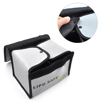 6420 2 li po safe bag startrc double deck pvc fireproof cloth 20x12x13cm