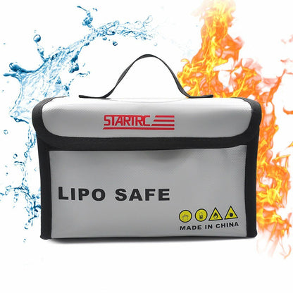 6420 7 li po safe bag startrc double deck pvc fireproof cloth 20x12x13cm