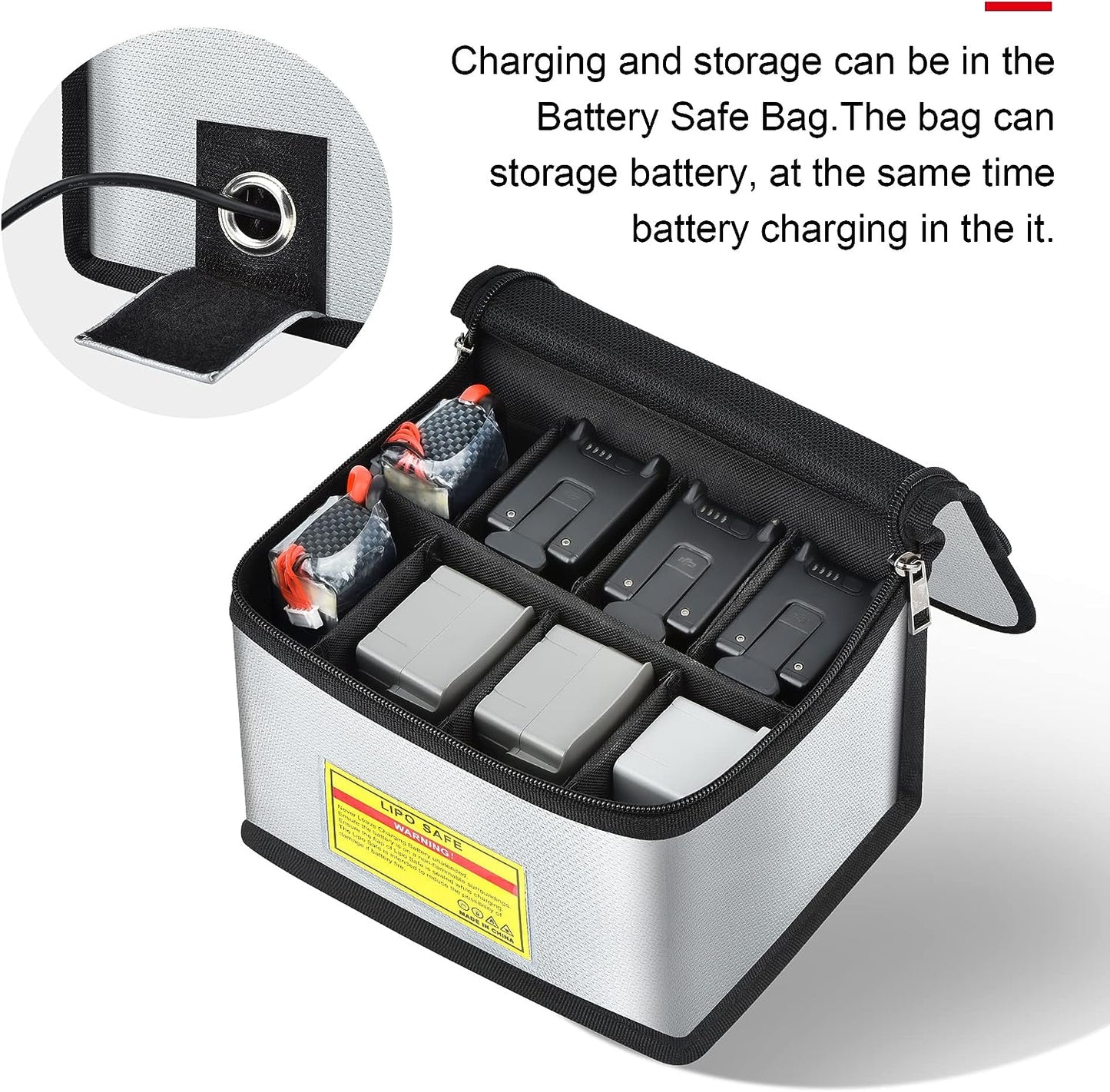 6423 4 li po safe bag startrc liquid silicone fireproof cloth 21 5x15x14cm