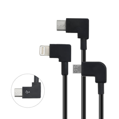 6507 2 usb cable startrc nylon 30cm type c to lightning for dji rc n1